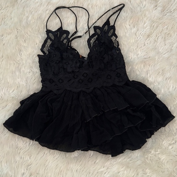 Free People Women's Adella Cami
Tank Top in Black Sz XS - Picture 4 of 7